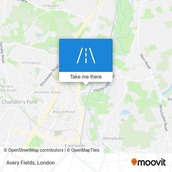 Avery Fields map