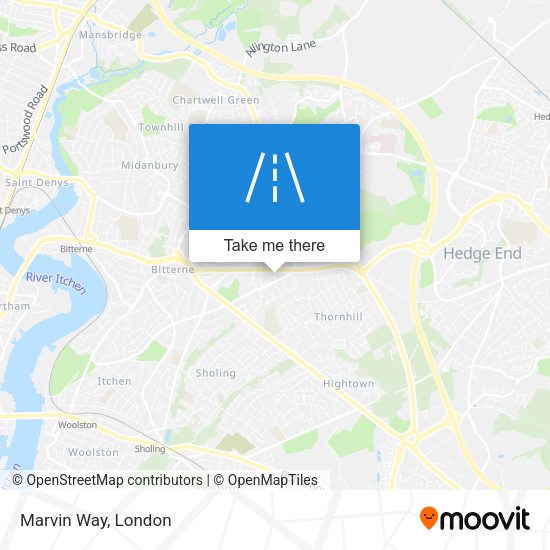 Marvin Way map