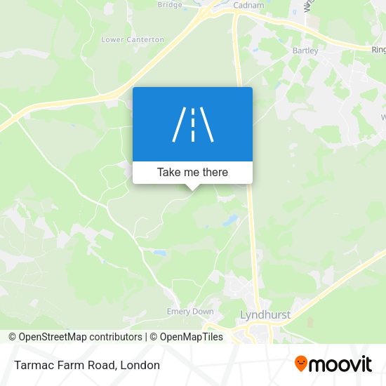 Tarmac Farm Road map