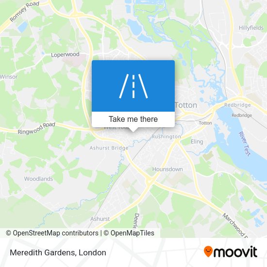 Meredith Gardens map