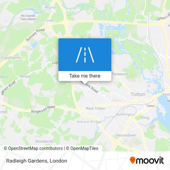 Radleigh Gardens map