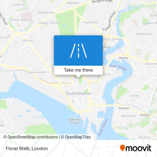 Floral Walk map
