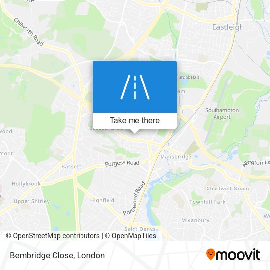 Bembridge Close map
