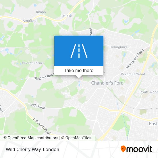 Wild Cherry Way map