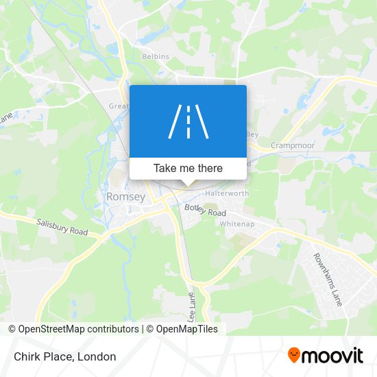 Chirk Place map