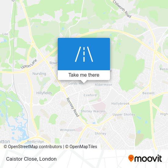 Caistor Close map