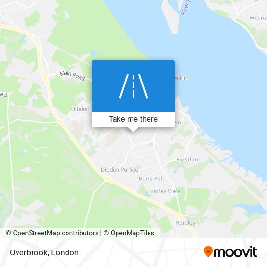 Overbrook map