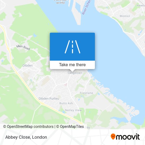 Abbey Close map