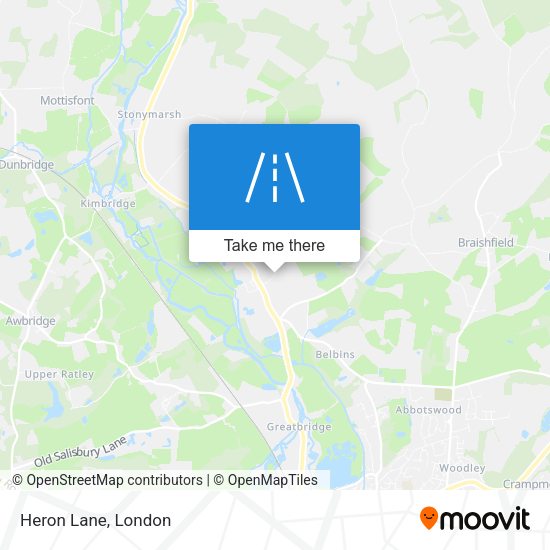 Heron Lane map