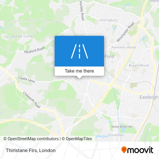 Thirlstane Firs map