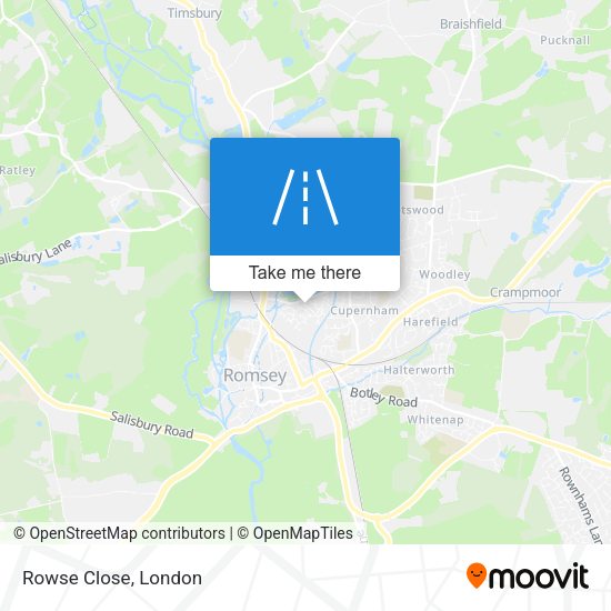 Rowse Close map