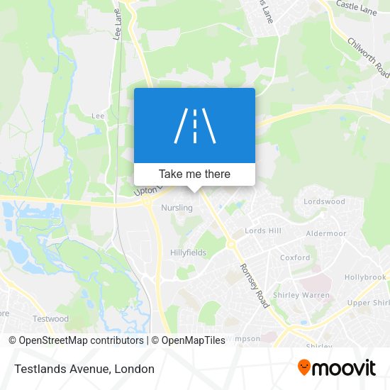 Testlands Avenue map