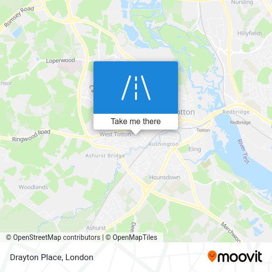 Drayton Place map