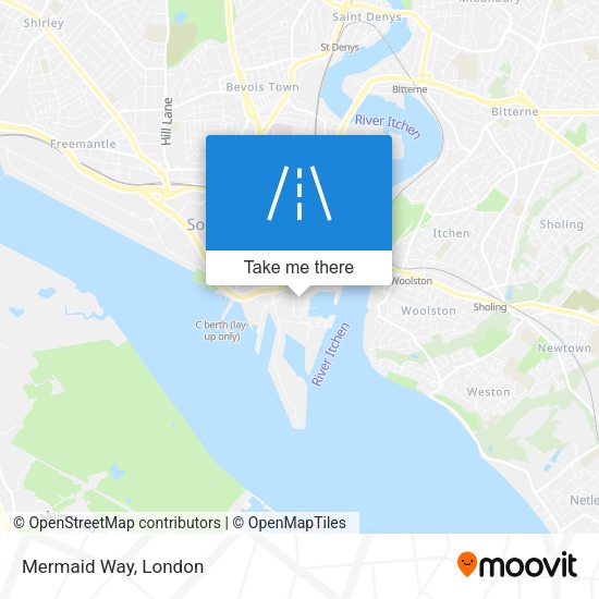 Mermaid Way map