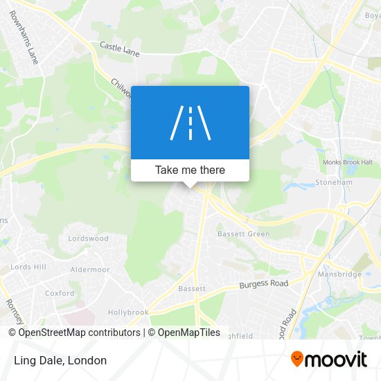 Ling Dale map