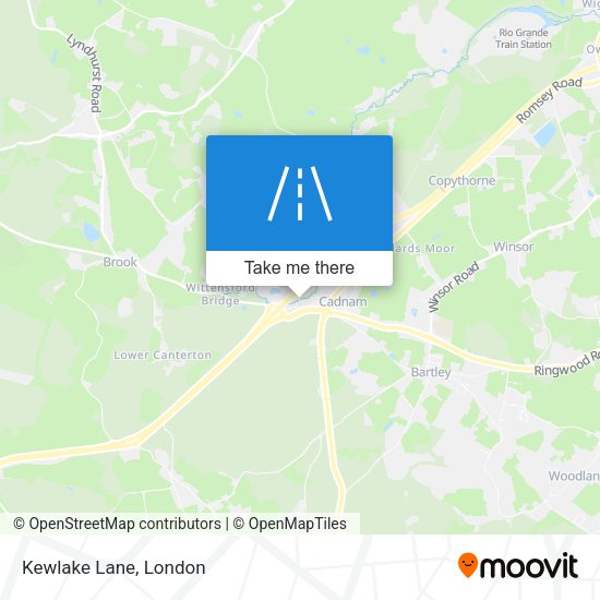 Kewlake Lane map