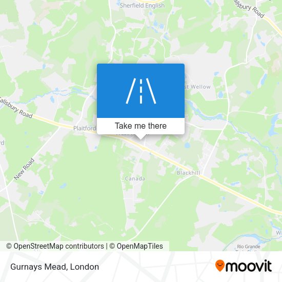 Gurnays Mead map