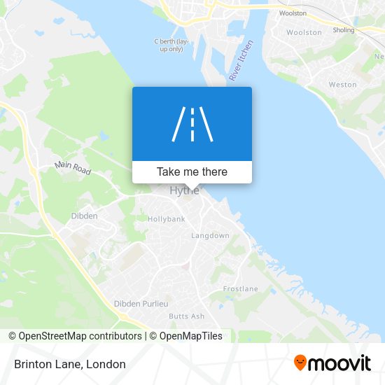 Brinton Lane map
