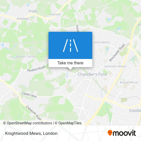 Knightwood Mews map