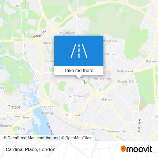 Cardinal Place map