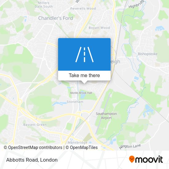 Abbotts Road map