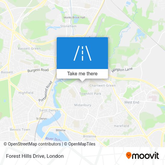 Forest Hills Drive map