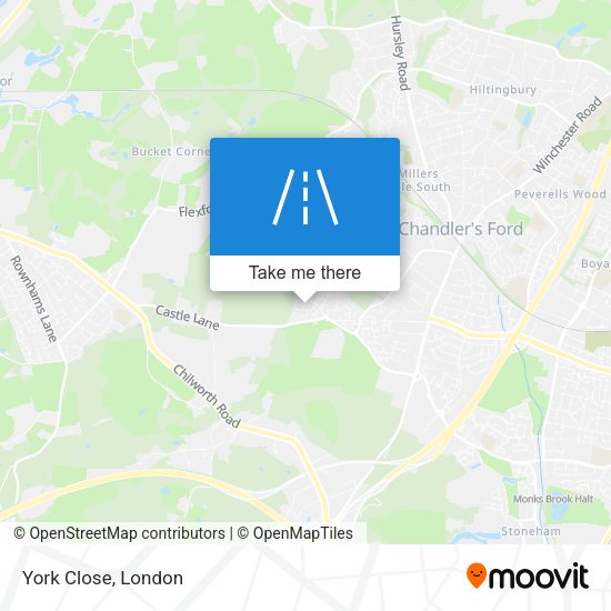 York Close map