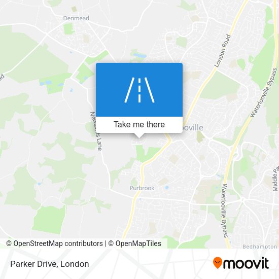 Parker Drive map