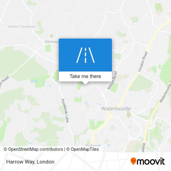 Harrow Way map