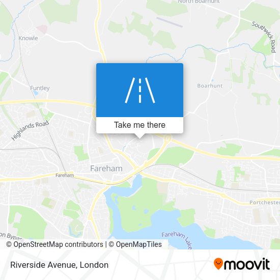 Riverside Avenue map