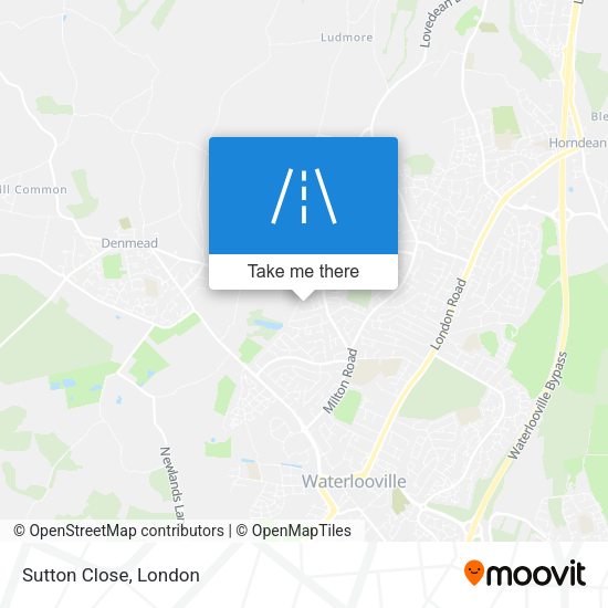 Sutton Close map