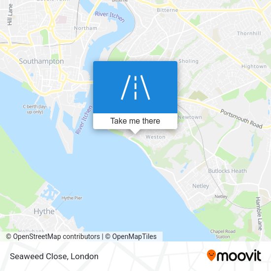 Seaweed Close map