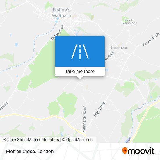 Morrell Close map
