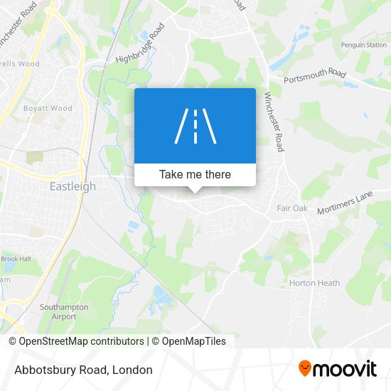 Abbotsbury Road map