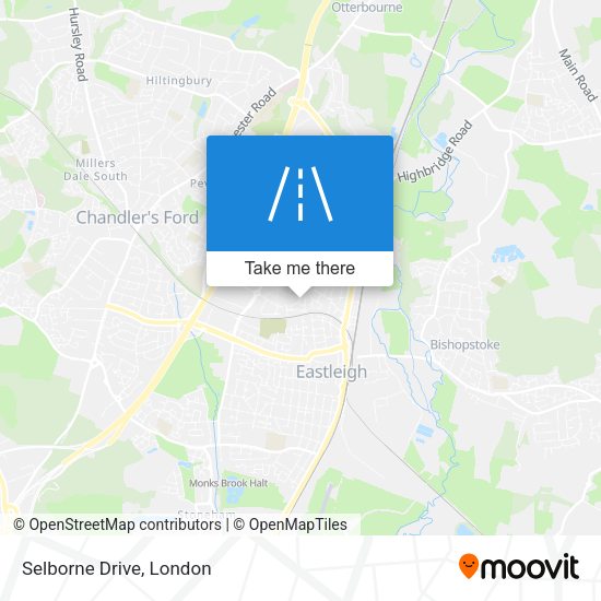 Selborne Drive map