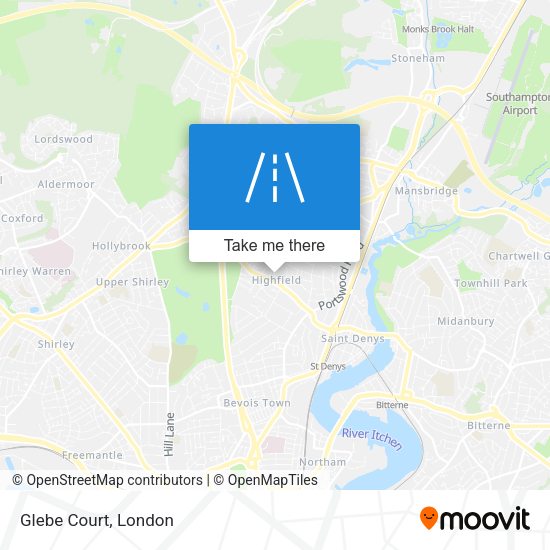 Glebe Court map