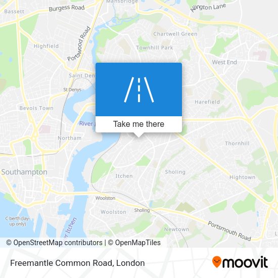 Freemantle Common Road map