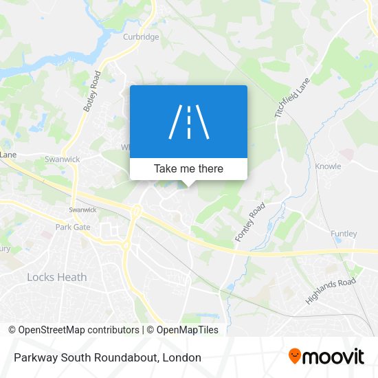 Parkway South Roundabout map