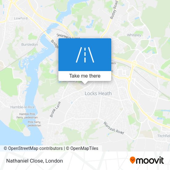 Nathaniel Close map