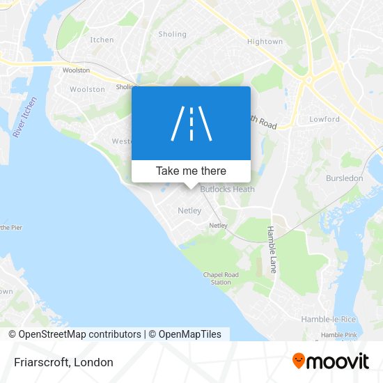 Friarscroft map