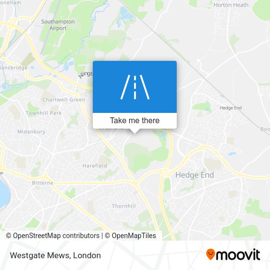 Westgate Mews map