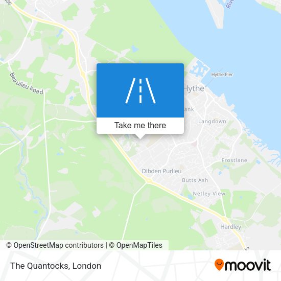The Quantocks map