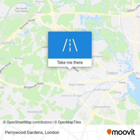 Perrywood Gardens map