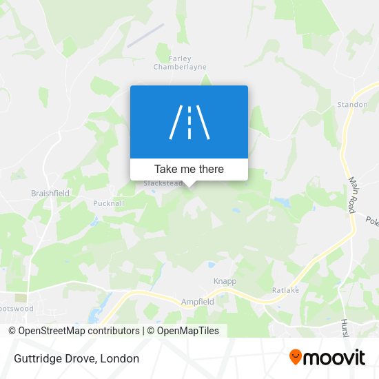 Guttridge Drove map
