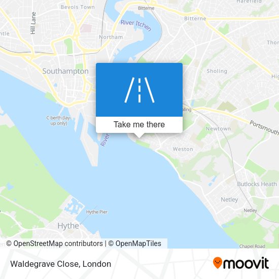 Waldegrave Close map