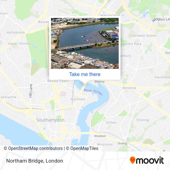 Northam Bridge map