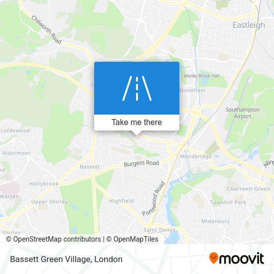Bassett Green Village map