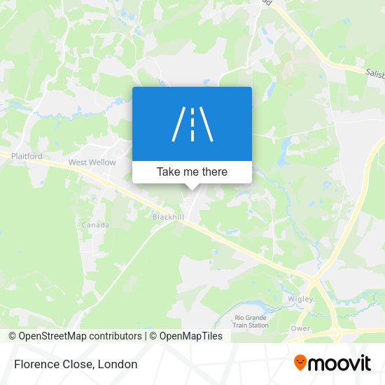 Florence Close map