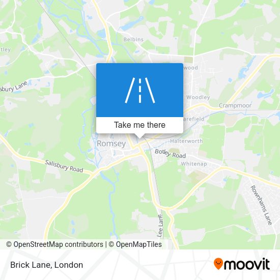 Brick Lane map