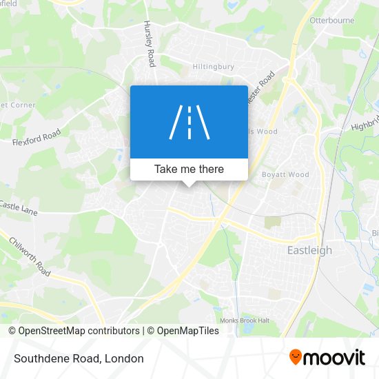 Southdene Road map